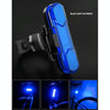 Bicycle USB Rechargeable Taillight LED Tail Lamp (Blue Light)