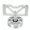 Car Modification Air Pump Idle Bracket with Pulley for Ford Mustang 5.0 1979-1995(Silver)