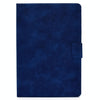 For Samsung Galaxy Tab A 9.7 T550/T555C Cowhide Texture Horizontal Flip Leather Case with Holder & Card Slots & Sleep / Wake-up Function(Blue)