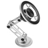 G188 Aluminum Alloy Adjustable Cellphone Stand Car Dashboard Magnetic Phone Holder(Silver)
