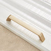 9009-128 Modern Simple Cabinet Door Handle Drawer Wardrobe Zinc Alloy Handle(Gold)