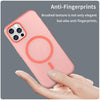 For iPhone 12 Pro MagSafe Frosted Translucent TPU + PC Full Coverage Phone Case(Red)
