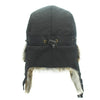 Orange White Fur Winter Outdoor Padded Adjustable Head Circumference Ski Hat Warm Ear Protected Cap Flight Hats