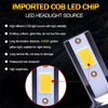 2 PCS H11 DC9-36V / 36W / 3000K / 6000LM IP68 Car / Motorcycle Mini COB LED Headlight Lamps / Fog Light(Gold Light)