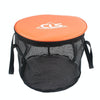 30L 4 in 1 PVC Outdoor Folding Double Drain Basket Camping Fishing Gear Bag