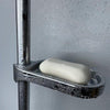 Household Bathroom Shower Soap Holder Laboratory Drainage Organizer, Style: Brushed Gray