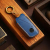 For 2024 BMW X7 Hallmo Cowhide Car Key Protection Cover(Black)