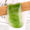 Resin Scraping Sheet Massage Facial Tendon Stick Beauty Salon Shave Board Acupuncture Pen, Color Classification: Emerald Green Ingot Board