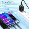 ENKAY 6-in-1 5A USB + Type-C to Type-C / 8 Pin / Micro USB Multifunction Fast Charging Cable, Cable Length:1.3m(Green)