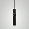Bar Counter Modern Restaurant Bedroom Bedside Creative Personality Simple Small Chandelier, Color:Single Head Black