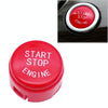 Car Start Stop Engine Button Switch Replace Cover 61319153832 for BMW 5 / 6 / 7 Series F Chassis without Start and Stop 2009-2013(Red)