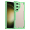 For Samsung Galaxy S23 Ultra 5G Armor Glaze PC Hybrid TPU Phone Case(Green)