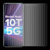 For Xiaomi Redmi Note 10T 5G 10 PCS 0.26mm 9H 2.5D Tempered Glass Film