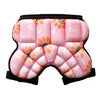 Children Outdoor Sports Roller Skating Protective Gear Hip Butt Padded Shorts Pants(Pink)