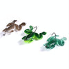 HENGJIA FO100 10pcs Anti-Hanging Bottom Floating Frog Black Fish Fake Bait Thunder Frog Bait, Size: 6cm 5g(Light Green)