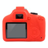 PULUZ Soft Silicone Protective Case for Canon EOS 3000D / 4000D(Red)