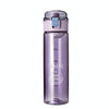 TKK TKK1001 Large Capacity Portable Plastic Water Cup, Capacity: 400ml(Purple)