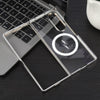 For Samsung Galaxy Z Fold6 6D Glossy Electroplated PC MagSafe Phone Case(Galaxy Silver)