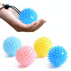 2 PCS TPR Grip Ball Rehabilitation Hemiplegia Stroke Massage Finger Ball, Specification: 6.5cm 20 Pounds (Light Blue)