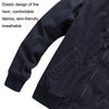 CHYAF 312A Water Washing Men Cotton Clothing Loose Casual Coat Jacket, Size: M(Royal Blue)