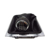 For Volkswagen Passat B6 2005-2011 Car Gear Lever Hand Ball Leather Gear Shift Knob with Chrome Frame, Style:6 Speed