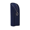 6x5x15cm Curved Necklace Display Stand Jewelry Display Props Blue Microfiber Window Necklace Earring Ring Stand