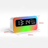JSK-L30 Bluetooth Speaker Atmosphere Alarm Clock Regularly Wake Up APP Smart Home Charging Night Light(White)