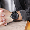 Skmei 1513 Fashion Trendy Steel Band Quartz Watch Mens Waterproof Leisure Watch(Black)