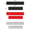 4pcs/Set Car Door Sill Strip PVC Anti-scratch Anti-dirt Protective Film(Carbon Fiber Red)