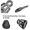 10 PCS Awning Banner Tarpaulin Plastic Clip Field Camping Mountaineering Tent Clip, Color: Black Clip+Hook