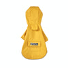 Small Dog Raincoat with Hood, Pockets & Reflective Strip (Yellow, S)