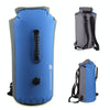 LUCKSTONE 35L Outdoor Rafting Swimming Waterproof Backpack(Blue)