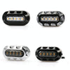 HP-Z058 Motorcycle Modified Rearview Mirror LED Turn Signal Light for Harley Sportsters XL 883 / 1200(Black)