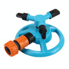 Garden Automatic Rotating Nozzle 360 Degree Rotary Automatic Sprinkler Garden Lawn Watering Nozzle Irrigation Nozzle with 3/4 inch Water Hose Connector