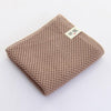 Honeycomb Cotton Towel, Size:33 x 34cm(Brown)