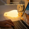 1W USB Charging LED Lie Flat Duck Silicone Touch Sensing Night Light