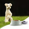 Pink Dual Pet Bowl Stainless Steel Cat Dog Food Water