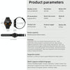 LC18 1.53 inch IP67 BT5.0 Sport Smart Watch with Earbuds, Support Bluetooth Call / Sleep / Blood Oxygen / Heart Rate / Blood Pressure Health Monitor(Black)