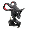 360 Degree Rotation Universal Mobile Phone Bicycle Clip Holder Cradle Stand, Clip Support Phone Width: up to 10cm(Black)
