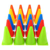 2 PCS Football Obstacle Sign Tube Thickening Road Block Cone without Hole, Size: 18 x 14cm(Blue)