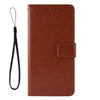 For Fujitsu Arrows Be4 Plus / F-41B Crazy Horse Texture Horizontal Flip Leather Case with Holder & Card Slots & Lanyard(Brown)