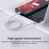 IVON CA70 8 Pin Fast Charging Data Cable, Length: 2m (White)