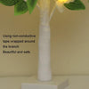 SJ-SD054 LED Valentine Day Rose Indoor Party Decoration Lights(Brown Bottom Milk White)