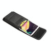 For 6.4-6.9 inch Universal Nylon Cloth Mobile Phone Waist Bag with Card Slot(Black)