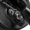 BSDDP Motorcycle 360-degree Rotating High-definition Reflective Rearview Mirror(Black)