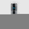 S-1090 IPX7 Waterproof 8D Portable LED Digital Display Round Electric Shaver(Black)
