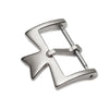 VC Stainless Steel Butterfly Pin Buckle Watch Accessories, Style: 18mm Buckle(Silver)
