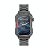 CF26 1.57inch BT5.2 Smart Bracelet Support Sleep Detection, Style:Steel Strap(Black)