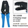 Photovoltaic Connector Crimping Pliers Solar Panel Installation Tools, Model: 2546B