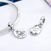 Guardian Angel S925 Sterling Silver Necklace Charm DIY Beaded Bracelet Sterling Silver Accessories